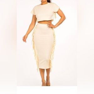 New 2pc Skirt Set